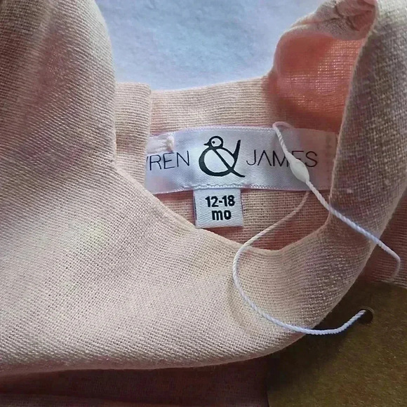 Girls Linen Dress - Picture 4 of 5